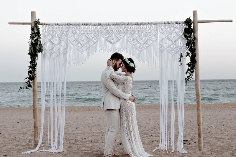 Wedding Couple on the Beach